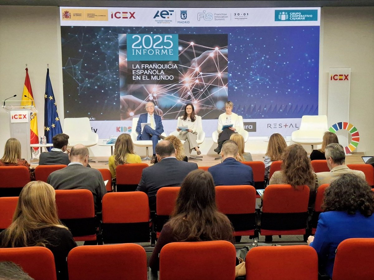 IMAGEN PRESENTACIÓN DEL INFORME LA FRANQUICIA ESPAÑOLA EN EL MUNDO 2025